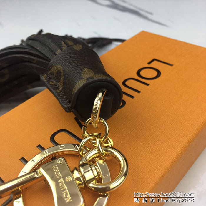 路易威登LV 頂級原單掛飾 掛件 鑰匙扣 M78616黑 百搭款 男女包包通用  ydh1000
